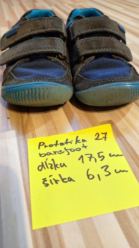 Protetika barefoot tenisky 27, protetika,27