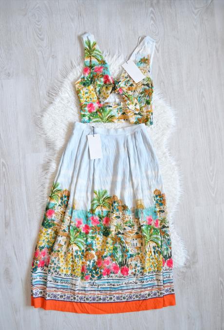 Zara letný komplet, zara,m / s / xs