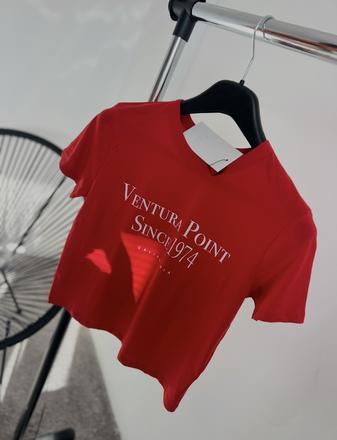 Červené tričko, zara,s