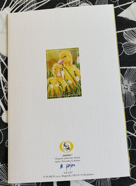 Pohľadnice s obálkou - veľká noc, jar - zajkovia,