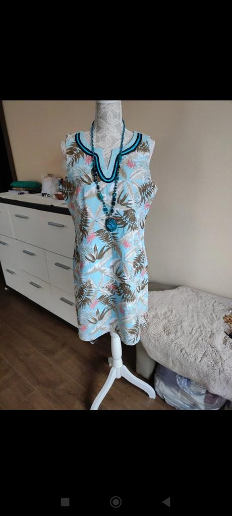 Dámske ľanové šaty, l