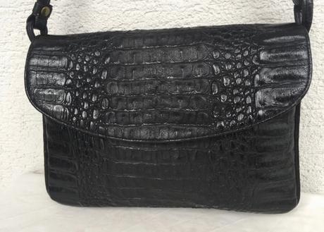 Vintage kozena kabelka, 