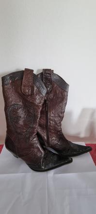 Kozene kovbojske cizmy, 38