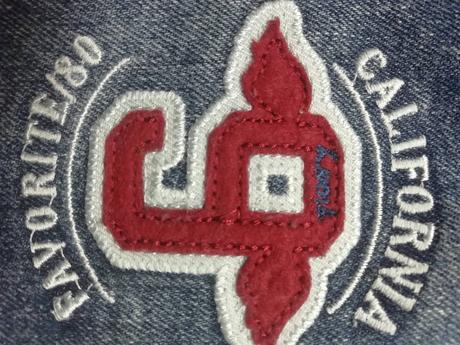 Štýlové riflovo - teplákové nohavice., 98