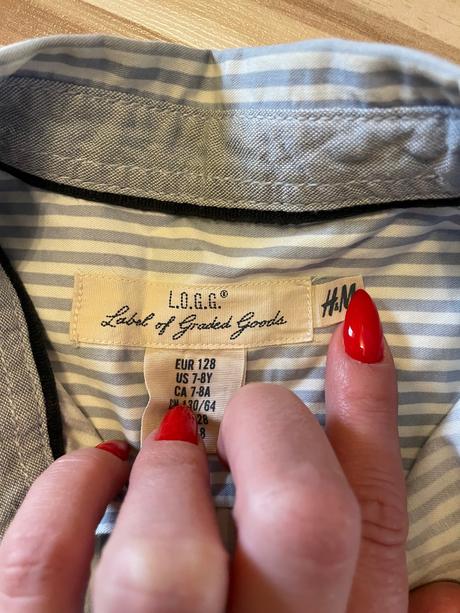 Košeľa, h&m,128