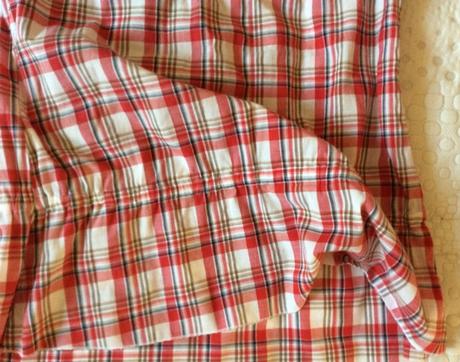 Letná káro blúzka v.42/44, 42