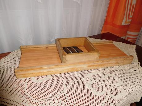 Struhadlo na kapustu-horal -drevené veľké, 