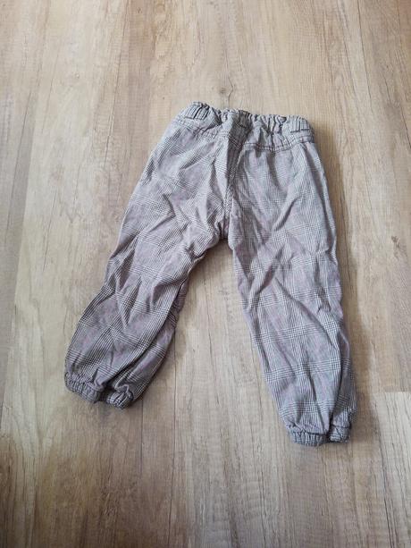 Dievcenske zateplene nohavce, h&m,92