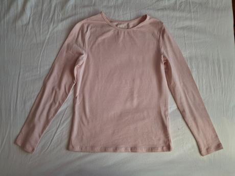 Dievčenské tričko z organickej bavlny, h&m,122 / 128