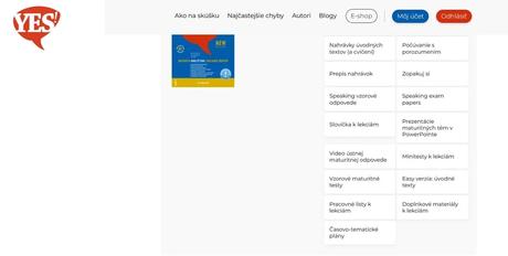 Online učebnica - prístupový kód k učebnici yes,