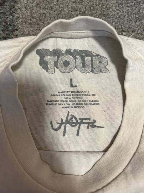 Tričko travis scott 2024 tour, l