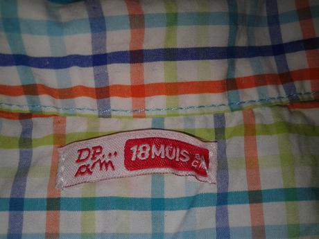 Pestrá košeľa na 18 mes., 80