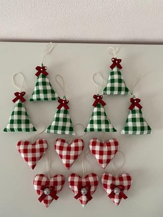 Vianočné ozdoby na stromček,