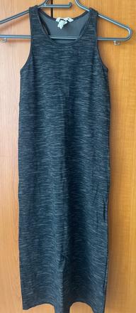 Letné šaty tmavo sivé., h&m,134