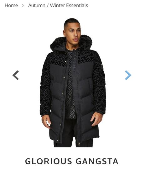 Pánska bunda glorious gangsta v.xl ako nová, xl