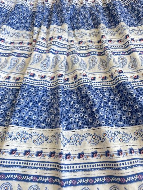 Bielo modre vzorovane letne saty, h&m,134