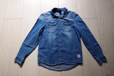 Mäkká riflová košela h&m, h&m,140