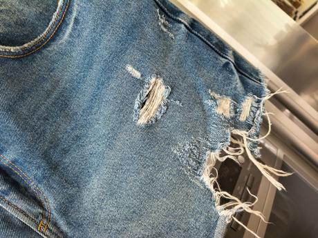 Zara riflová mini sukňa xl, zara,xl