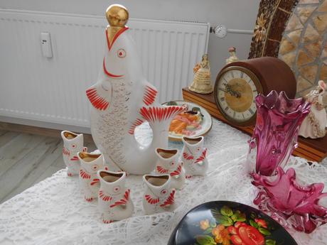 Ryba + 6x rybky menšie + mištička na cukríky 6 x, 