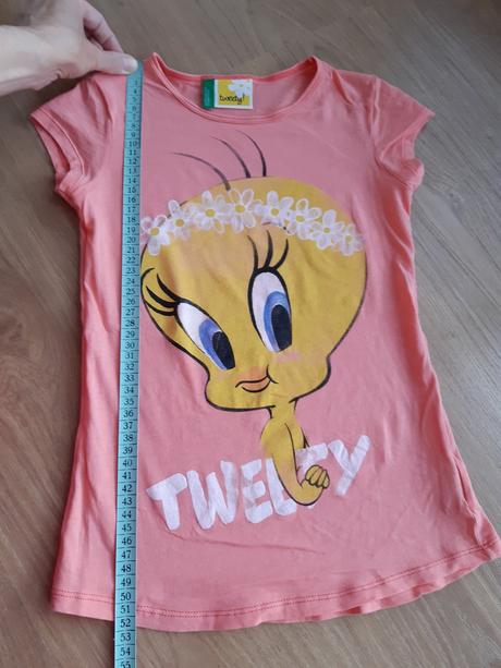 Bavlnené tričko s tweety zn. benetton, benetton,134