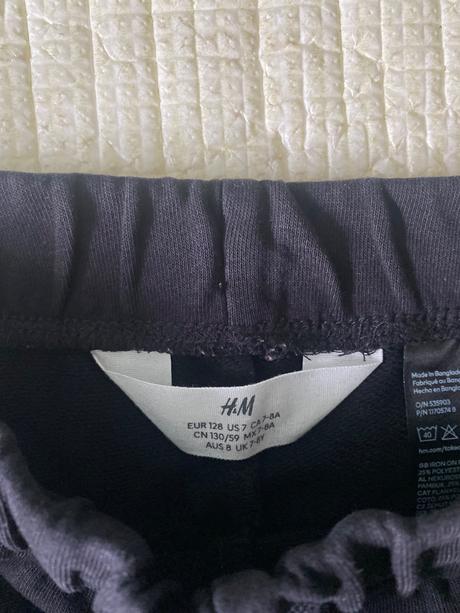 Teplaky s vesmirnou potlacou, h&m,128