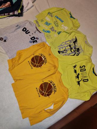 6x tričká 6-7r, 122