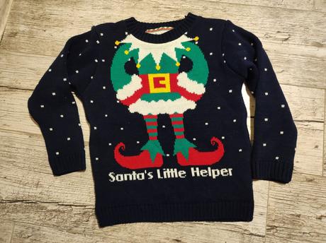 Vianočný sveter skriatok, 122