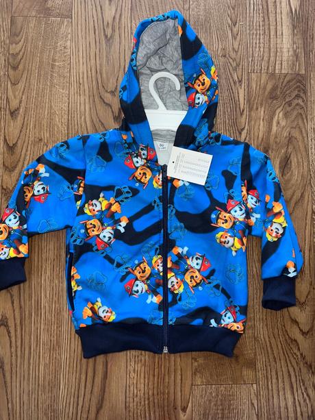 Mikina tepla patrola s kovovym zipsom, 86 - 128