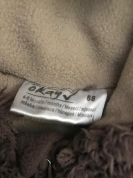 Mikinka teplučká macko 4-6 mes., okay,68