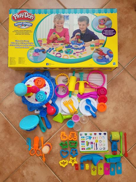Play-doh cake & ice cream plastelínový set,