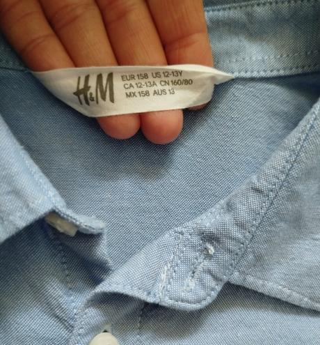 Bavlnená košeľa h&m, h&m,158