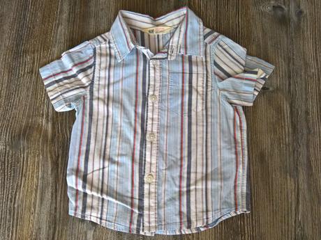 Pásikavá košeľa, h&m,86