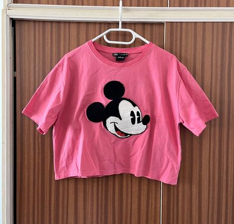 Croptop mickey mouse, zara,l