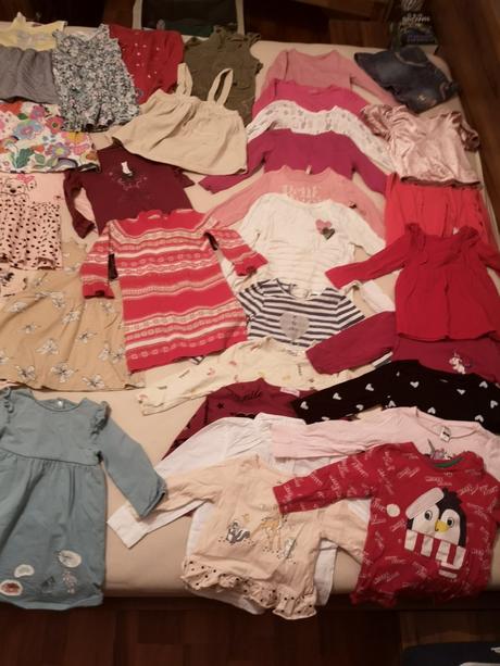 Dievčenské oblečenie, 86–98