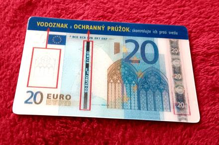 Stará konverzná kartička euro na sk,