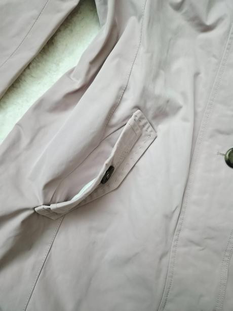 Elegantný kabátik na gombíkya zip, s vreckami, l