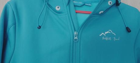 Dámska modrá bunda softshell, crivit,s