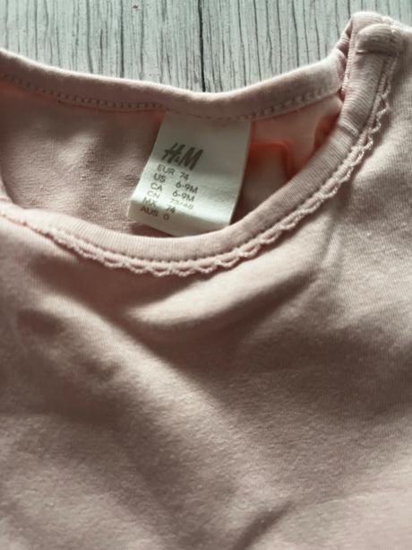 Trblietave pudrovo ružové šaty, h&m,74