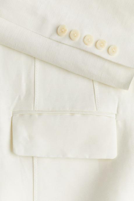 H&m - sako z ľanovej zmesi, h&m,s