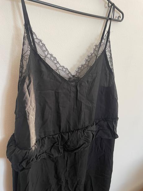 Cierne midi saty s krajkou vero moda, vero moda,l