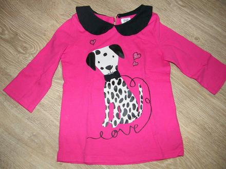 Tričko so psíkom - top stav, f&f,110