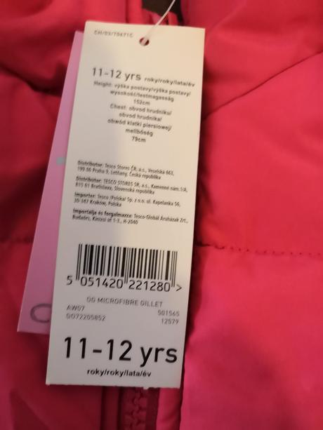 Vesta ružová detská dievčenská cherokee /+ zľava m, cherokee,152