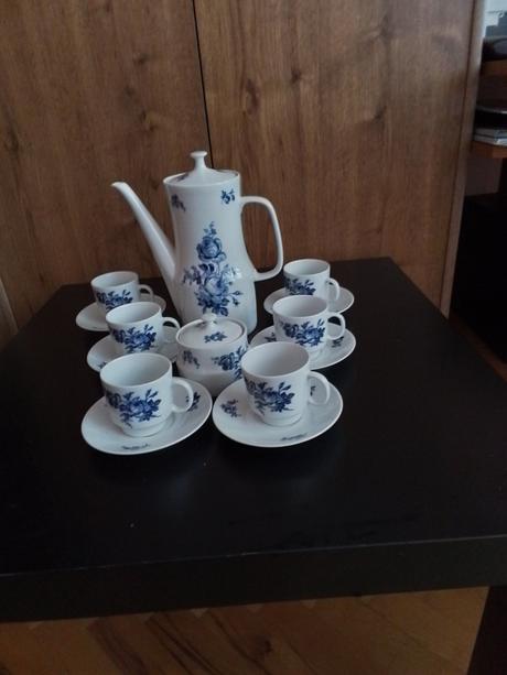 Retro porcelánová súprava bohemia orion, 