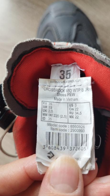 Nepremokavé topánky, quechua,35