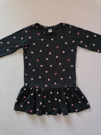 Šaty/tunika so srdiečkami, dopodopo,98