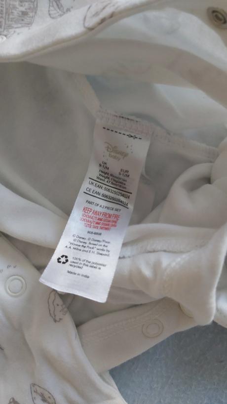 Set overalov/pyžamiek s nožičkami macko pu 80, f&f,80