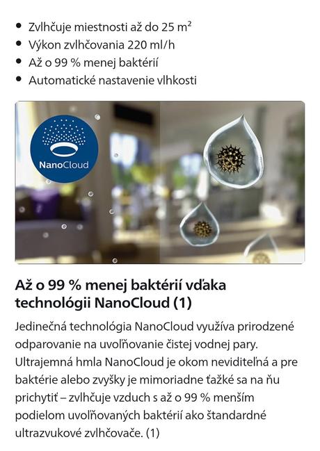 Zvlhčovač vzduchu, philips