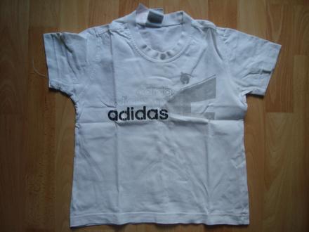 Biele tricko, adidas,116