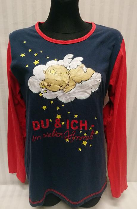 Modro červené pyžamo s motívom, steinbeckwelt, xl, xl