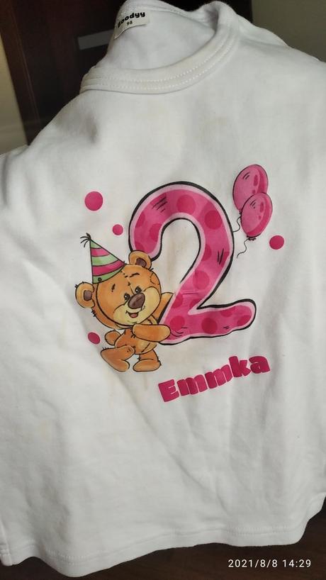 Tričko s menom emmka k 2.narodeninam, 98